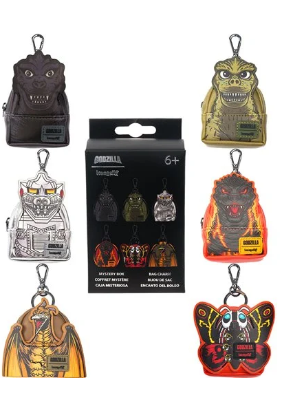 Godzilla Mystery Mini Backpack Bag Charms - Loungefly