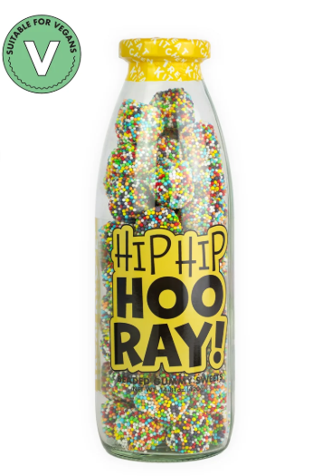 Beaded Gummy Sweets - Hip Hip Hoo Ray! - Sweet Bottle Treat Kitchen