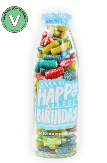Happy Birthday Assorted Pencils - Sweet Bottle Treat Kitchen