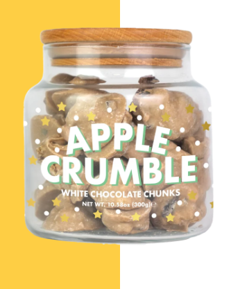 White Chocolate Apple Pie Clusters Chocolate Jar - Treat Kitchen