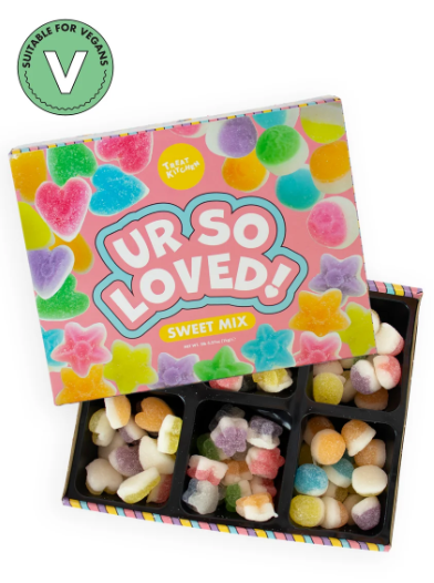Ur So Loved! Vegan Sweets 1kg Gift Box- Treat Kitchen