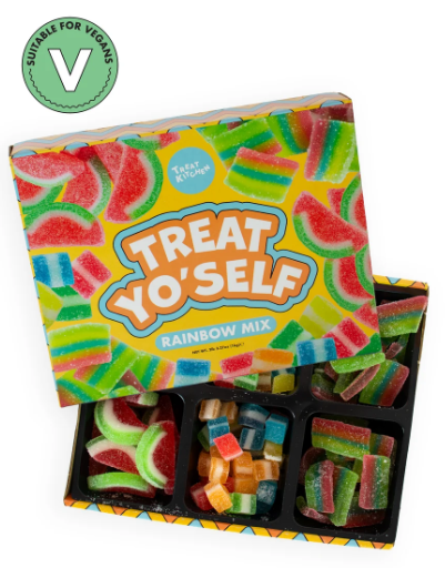 Treat Yo'Self Fizzy Vegan Sweets 1kg Gift Box - Treat Kitchen