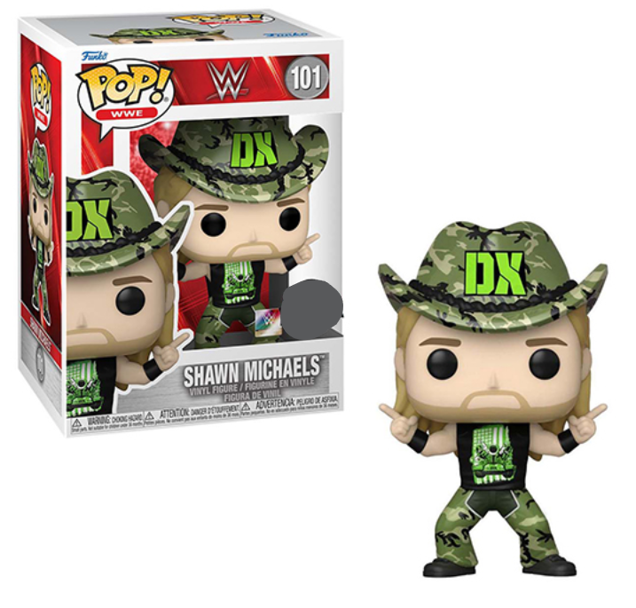Shawn Michaels POP and Pin - #101 - Funko Pop! - WWE - Gamestop Exclusive