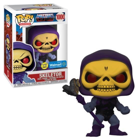 Skeletor - #1000 - Funko Pop! - Animation - Masters of the Universe - GITD - Walmart Exclusive