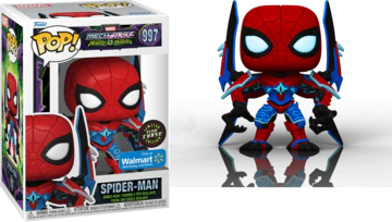 Spider-Man- #997 - Funko Pop! - Marvel - Mech Strike Monster Hunters - Chase - Walmart Exclusive