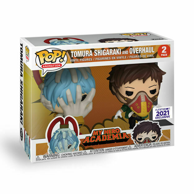Tomura Shigaraki and Overhaul - 2 Pack - Funko Pop! - Animation - My Hero Academia - Funimation Exclusive 2021 exclusive