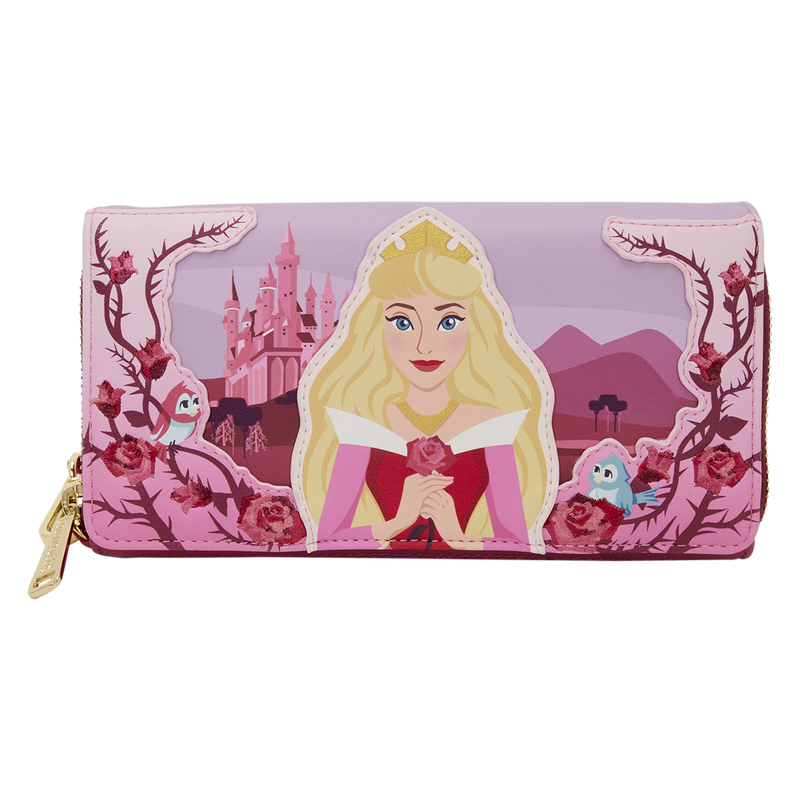 Pink Aurora Wristlet Wallet (Web April 2026 - Loungefly
