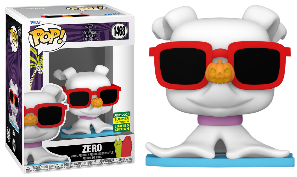 Zero - #1468 - Funko Pop! - Disney - The Nightmare Before Christmas - 2024 Summer Con Limited Edition