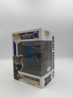 Rocket Raccoon - #48 - Funko Pop! - Marvel - Guardians of the Galaxy - Signed By Bradley Cooper - Certified Pop