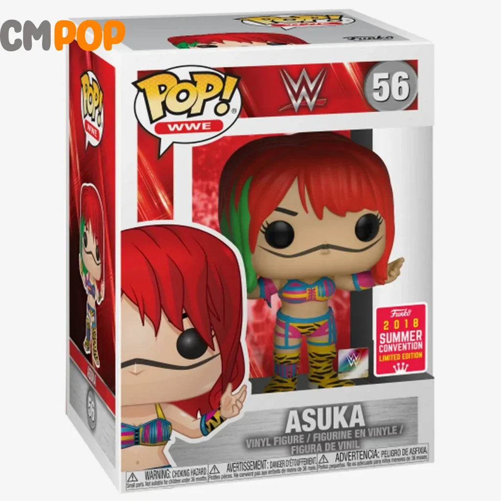 Asuka- #56 - Funko Pop! - WWE - Funko 2018 Summer Convention Limited Edition Funko Pop