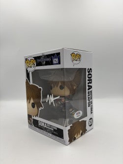 Sora with Ultima Weapon - #620 - Funko Pop! - Disney - Kingdom Hearts - Signed By Haley Joel Osment - Certified by PSA