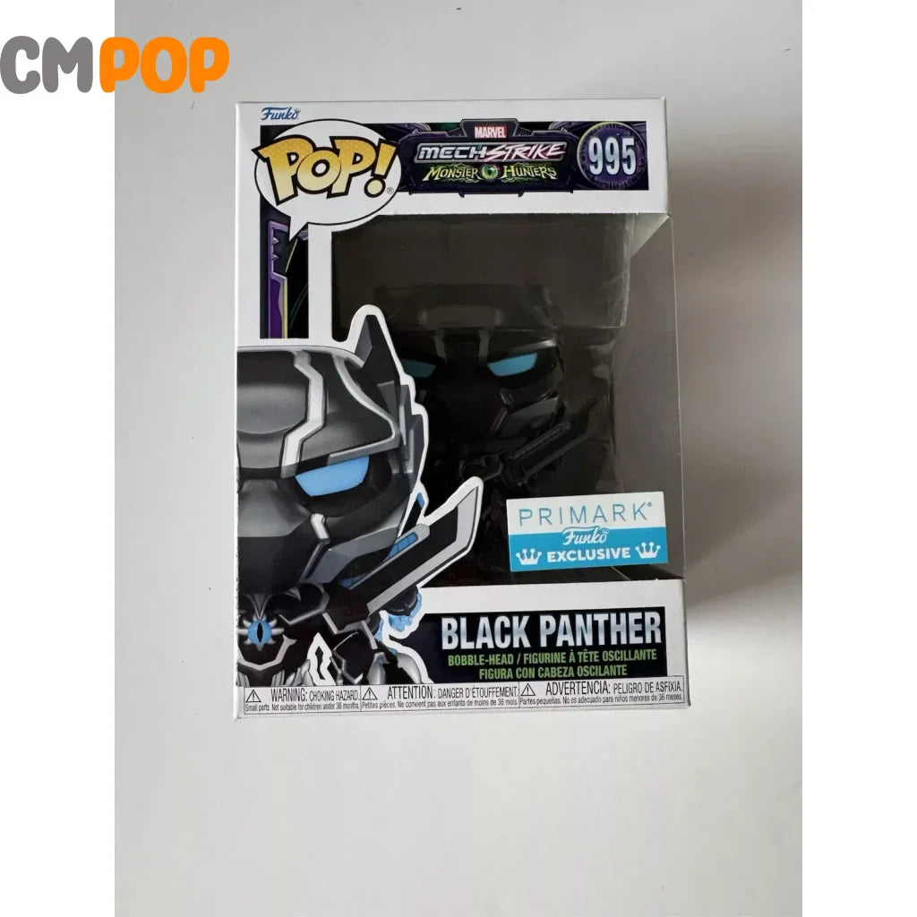Black Panther - #995 Funko Pop! Marvel Mech Strike Monster Hunters Primark Exclusive Pop