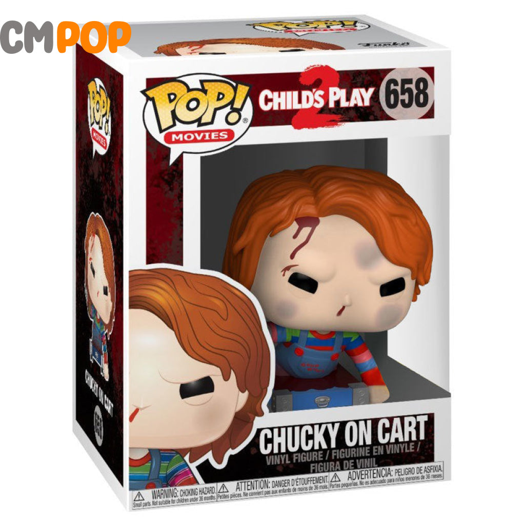 Chucky on Cart - #658 - Funko Pop! - Movies - Horror - Childs Play 2 Funko Pop