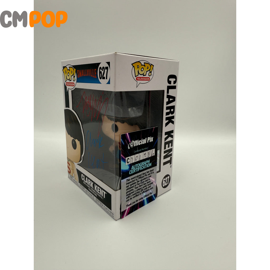 Clark Kent - #627 - Funko Pop! - Televsion - Smallville - Signed by - Certified Pop! Funko Pop