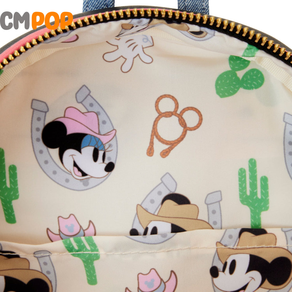 Disney Western Mickey Mouse Cosplay Mini Backpack - Loungefly