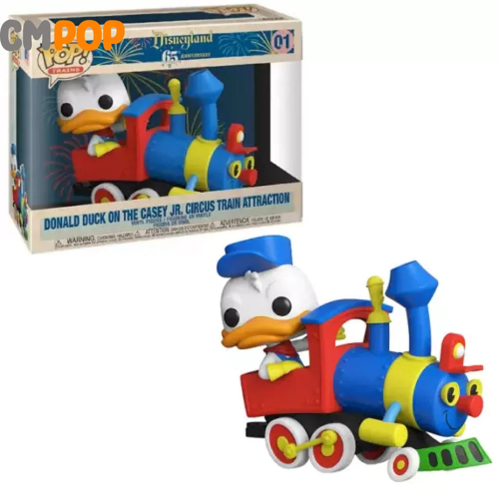 Donald Duck On The Casey Jr. Circus Train Attraction - #01 Funko Pop! Trains Disneyland 65Th