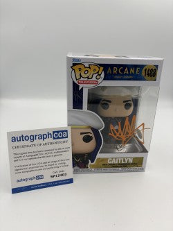 Caitlyn - #1488 - Funko Pop! - Television - League of Legends - Arcane - Signed By Katie Leung - Autographcoa Certified Pop