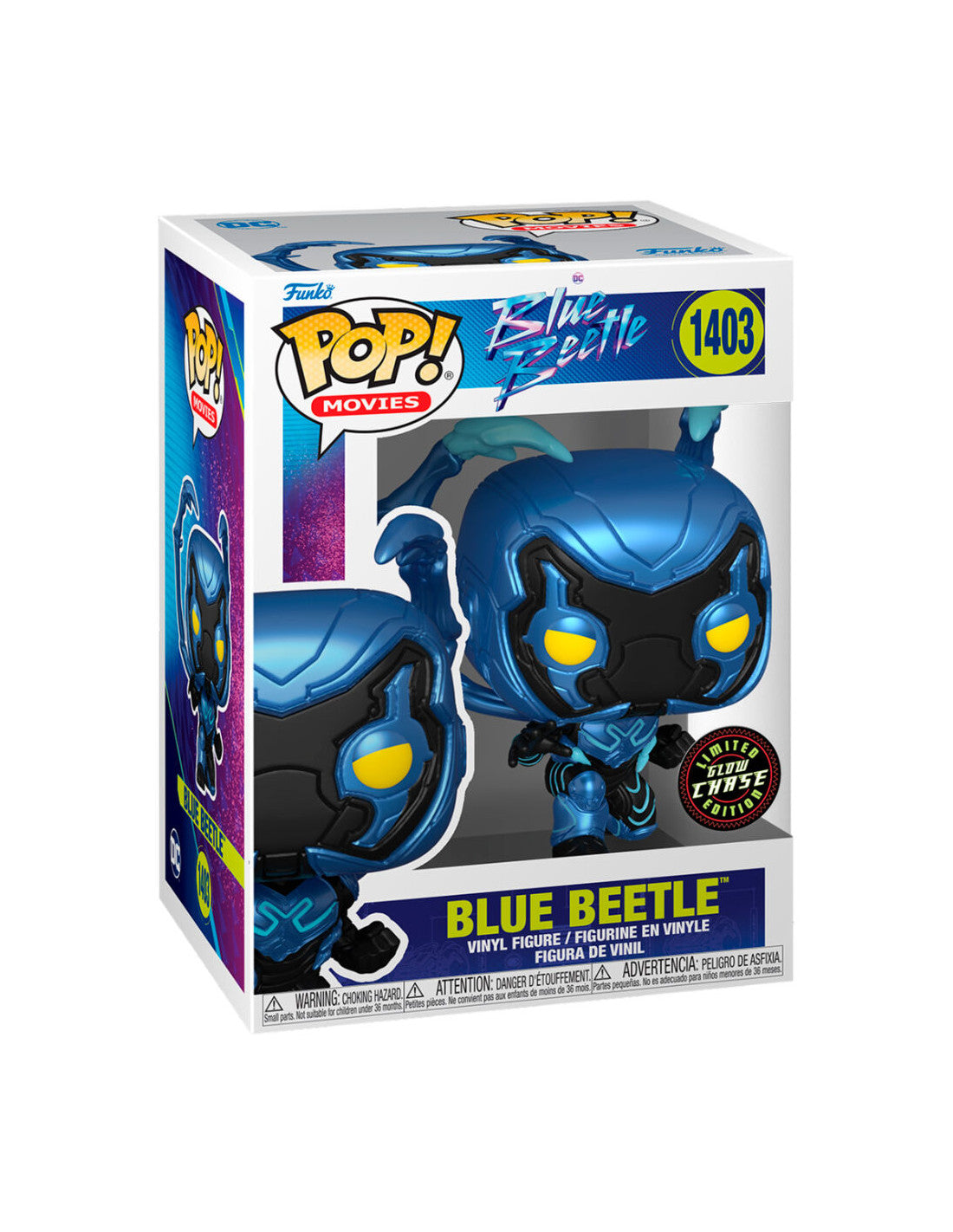 Blue Beetle GITD - #1403 - Funko Pop! - DC - GITD Chase