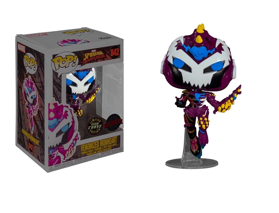 Venomized Ironheart - #842 - Funko Pop! - Marvel - Spiderman Maximum Venom - GITD - Pop In The Box