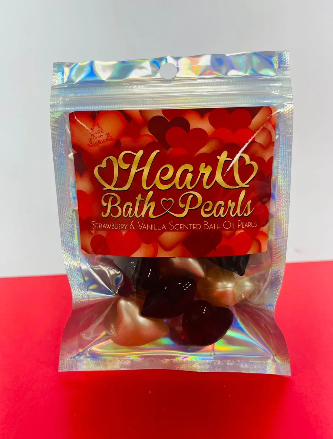 Heart Bath Pearls - Mixed Scent Bath Pearls -Bare Boutique