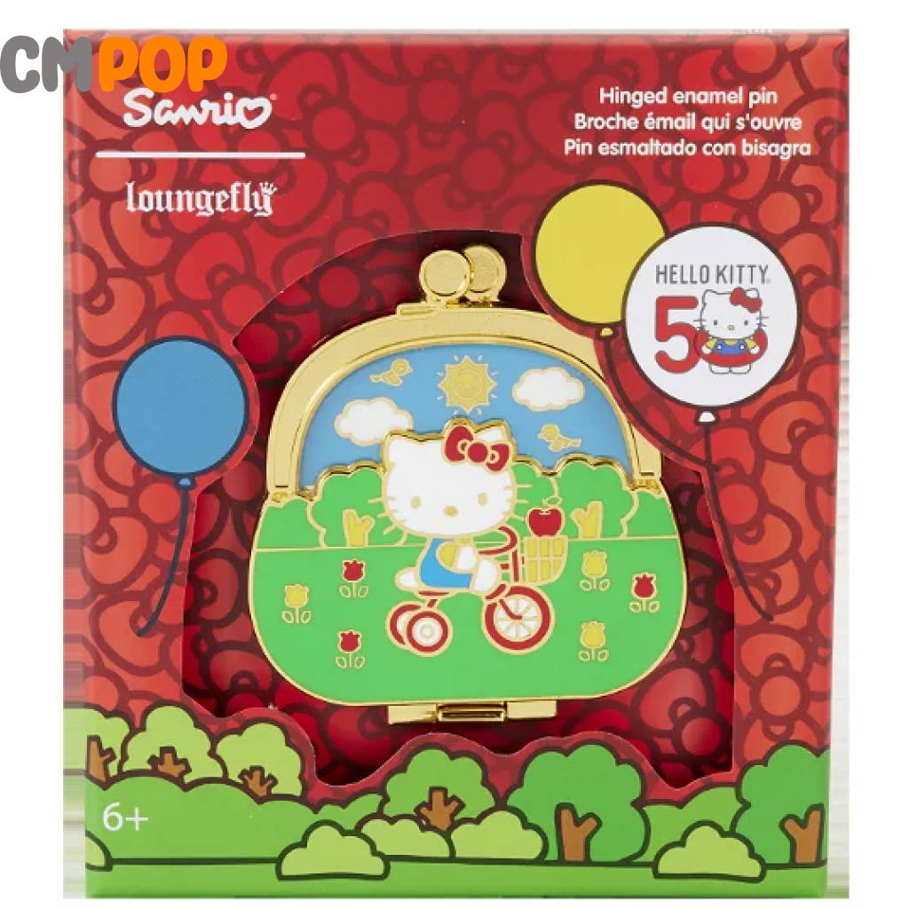 Hello Kitty 50Th Anniversary Coin 3β Collector Box Pin - Loungefly Funko Pop