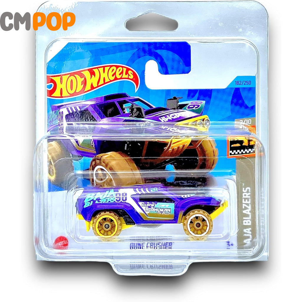 Hot Wheels - Baja Blazers - Dune Crusher (182/250) - Purple (Half Card) Toy