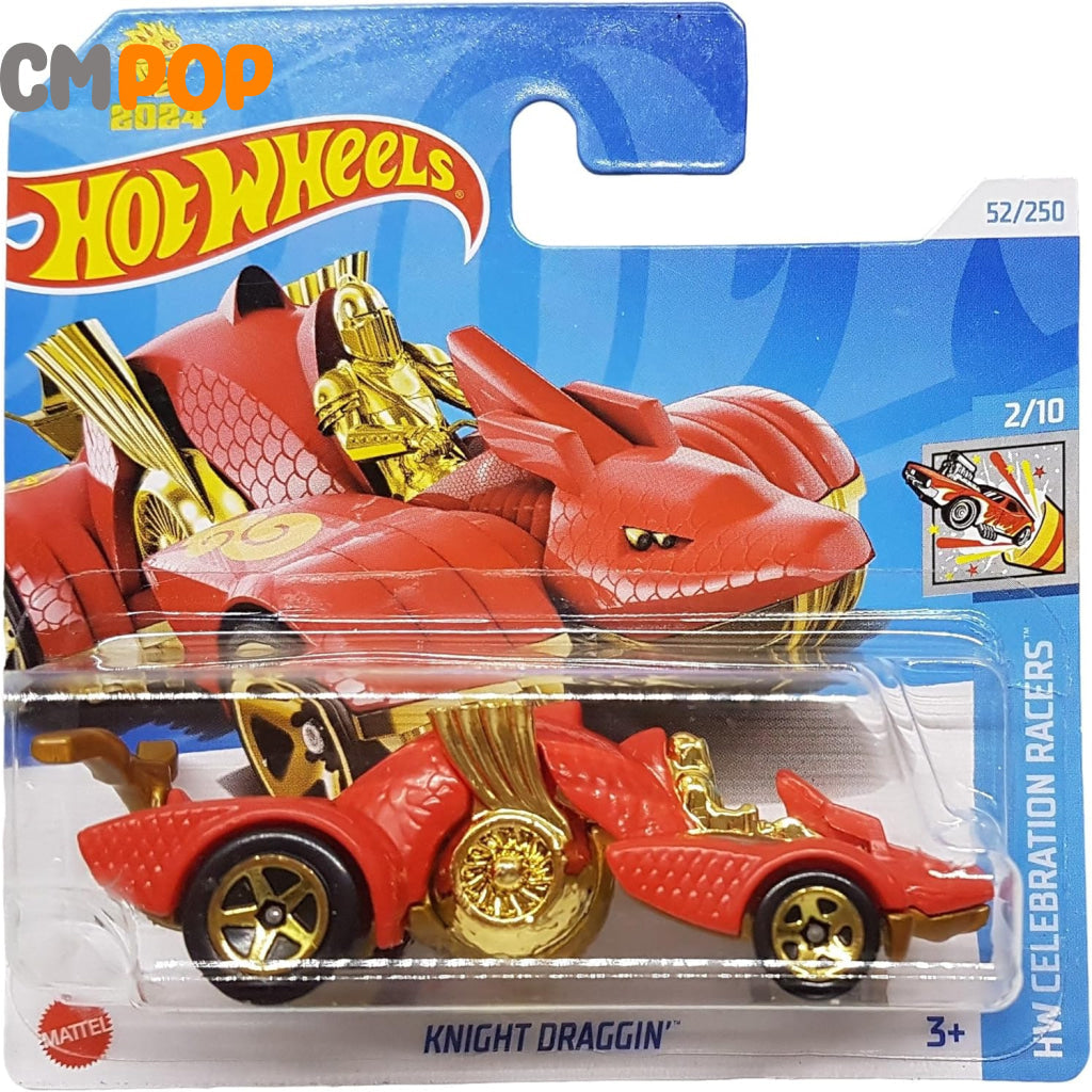 Hot Wheels - HW Celebration Racers - Knight Draggin (52/250) - (Half Card) Toy