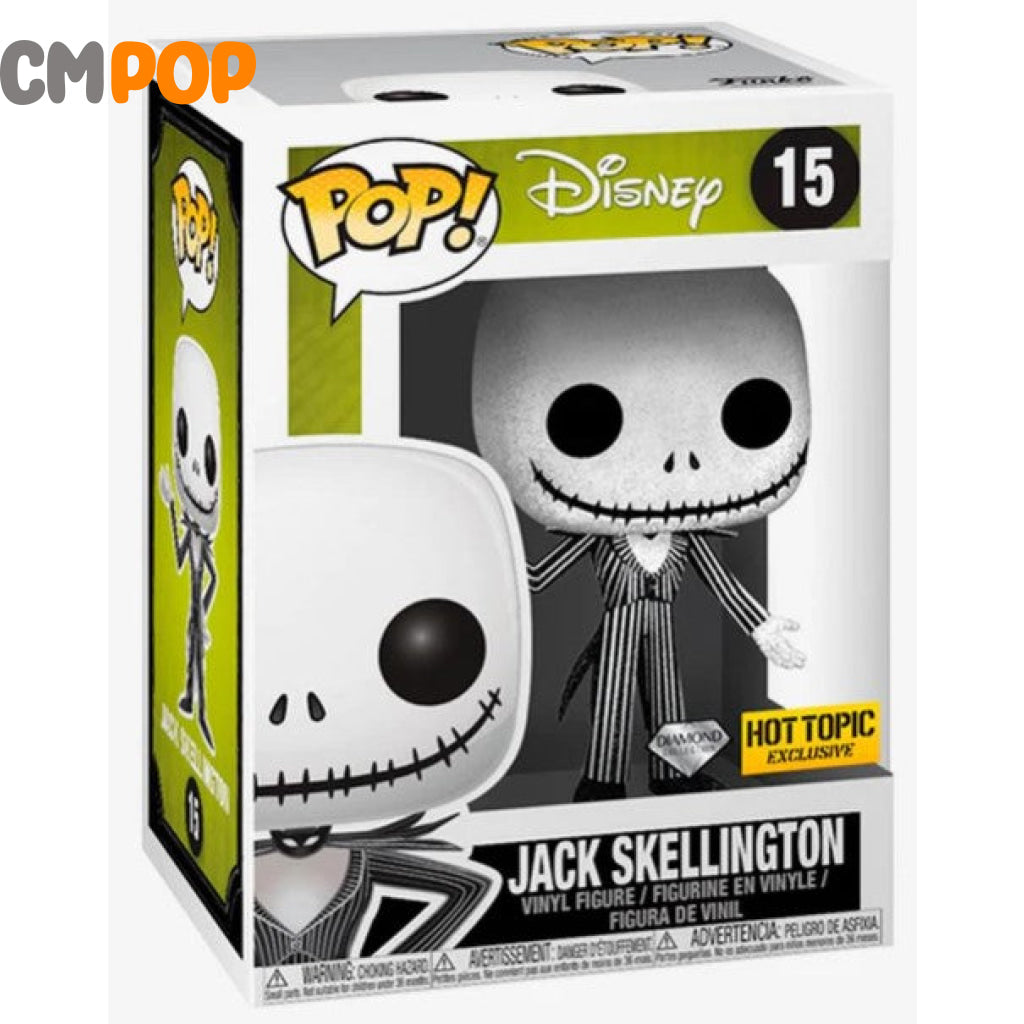 Jack Skellington Diamond - #15 Funko Pop! Nightmare Before Christmas Hot Topic Exclusive Pop