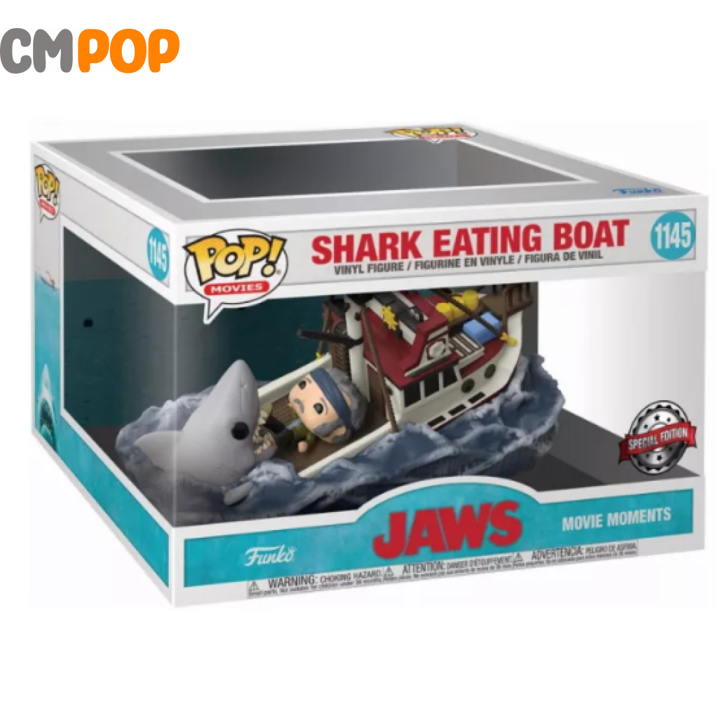 Jaws Eating Boat - #1145 Funko Pop! Movies Pop