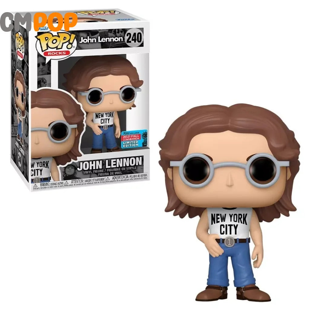 John Lennon - #240 Funko Pop! Rocks 2021 Convention Limited Edition