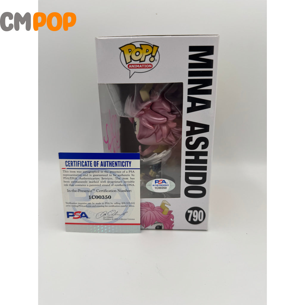 Mina Ashido - #790 - Funko Pop! - Animation - My Hero Academia - Special Edition - Signed by - Certified Pop! Funko Pop