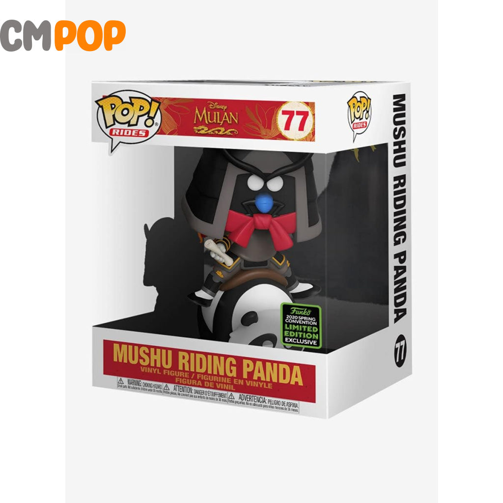 Mushu Riding Panda - #77 Funko Pop! Rides Jumbo Disney Mulan 2020 Spring Convention Limited Edition