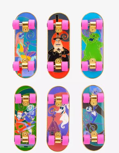 Disney NBC Skateboards Mystery Blind Box Pins - Loungefly - CMPOP Exclusive