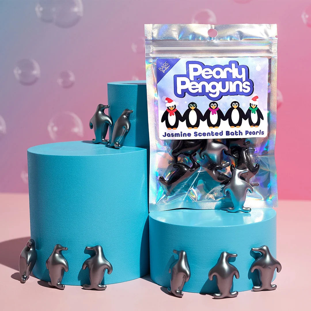 Pearly Penguins - Jasmine Scented Bath Pearls -Bare Boutique