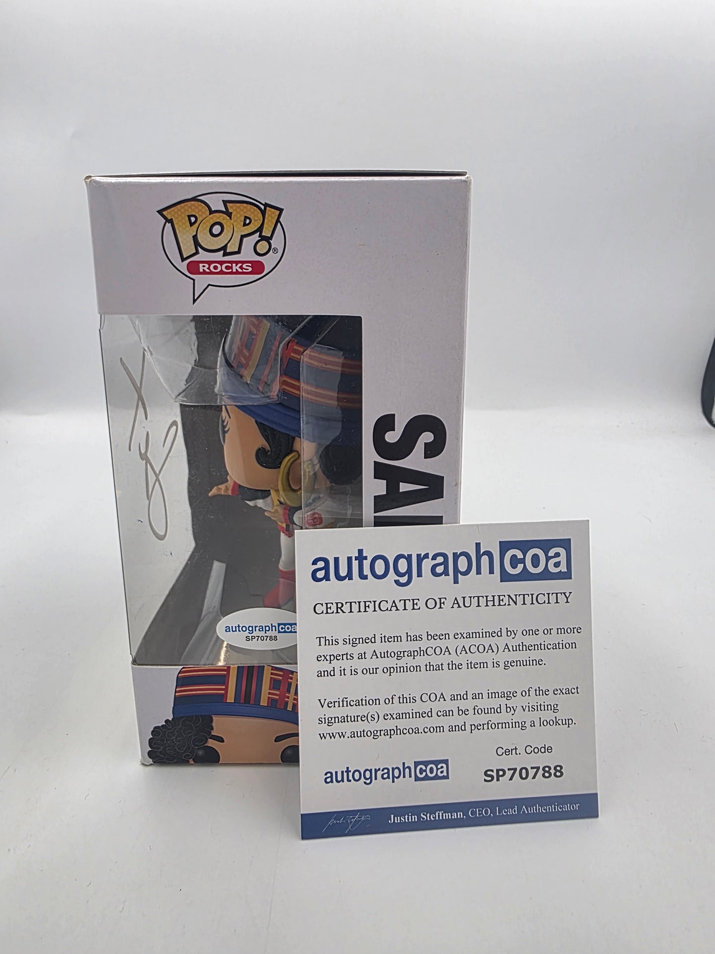 Salt - # 167 - Rocks - Signed By Salt - Autographcoa Certified Funko Pop!