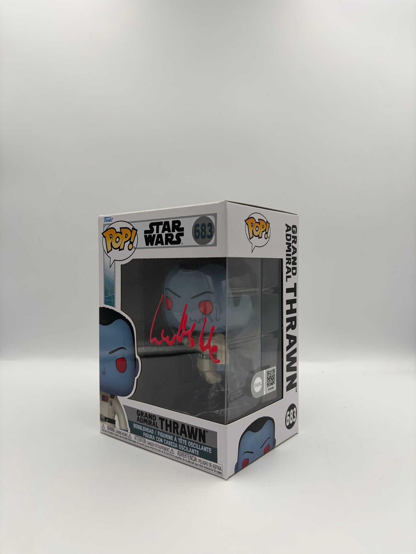 Grand Admiral Thrawn - #683 - Funko Pop! - Star Wars - Signed By Lars Mickelson - Certified Pop