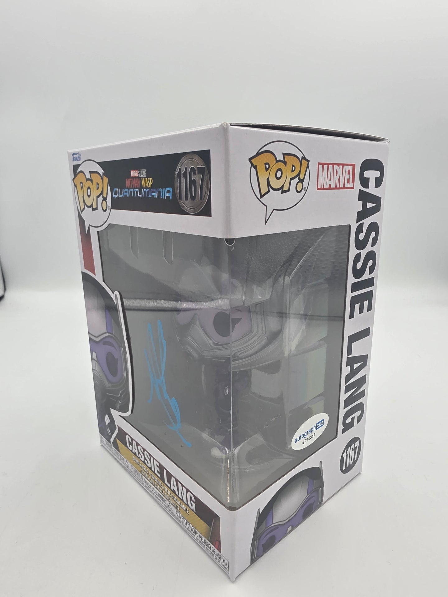 Cassie Lang - #1167 - Funko Pop! - Marvel - Ant-Man Wasp - MCC Exclusive -Signed By Kathryn Newton - Autographcoa Certified Funko Pop! - Styles may vary*