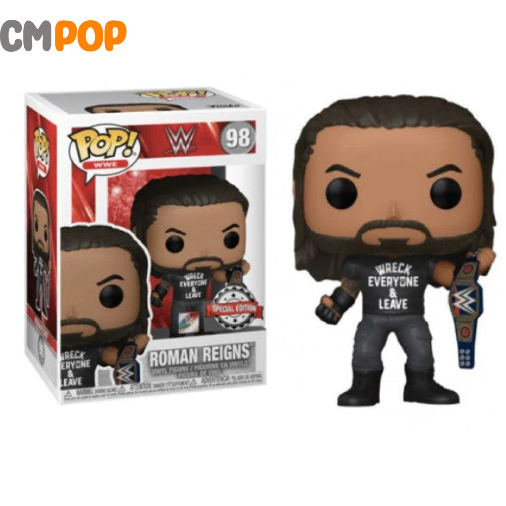 Roman Reigns - #98 - Funko Pop! - WWE - Special Edition Funko Pop
