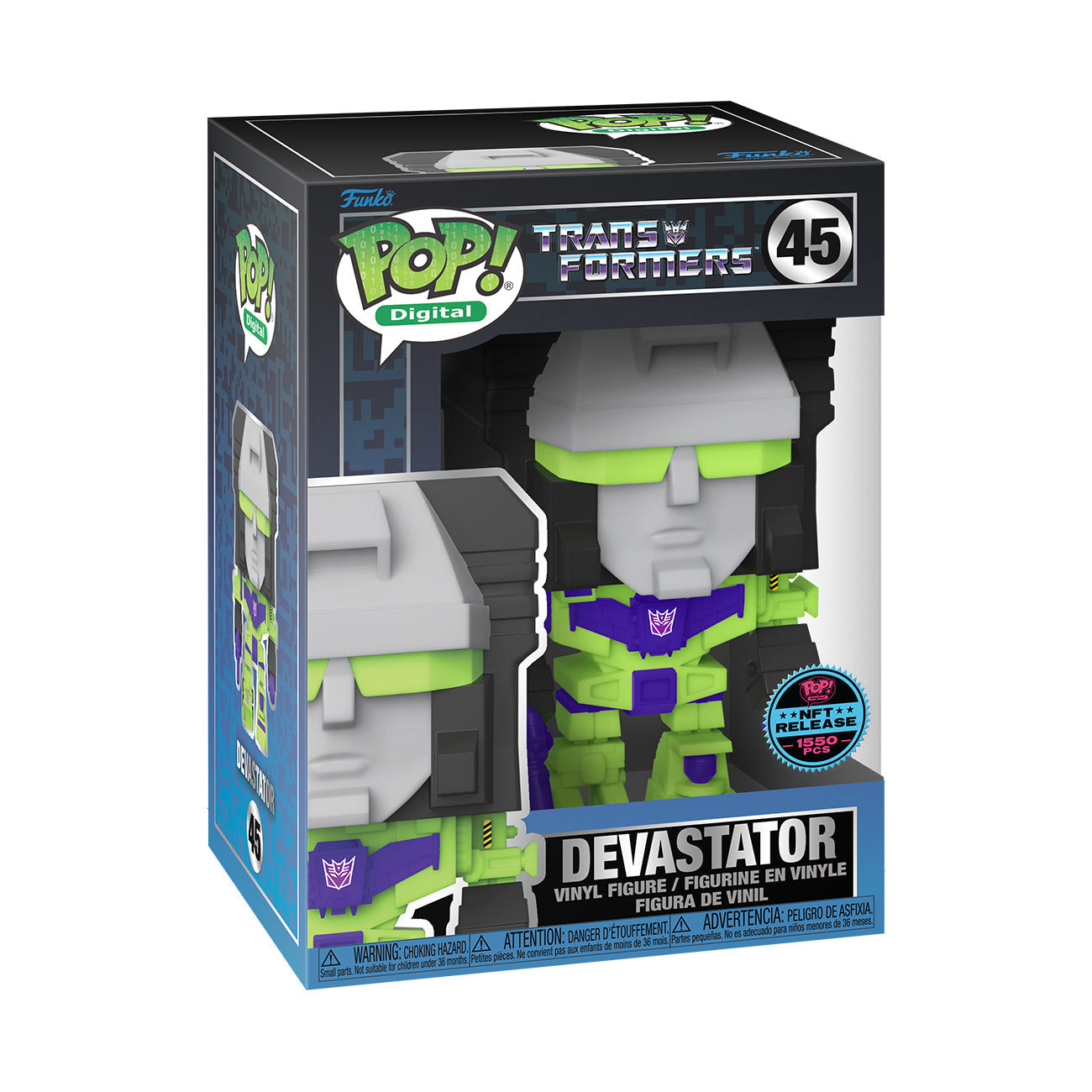 Devastator - #45 - Funko Pop! -Digital - Transformers - Release 1550 Pcs