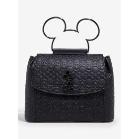 Disney Minimal Debossed Mickey Head AOP Crossbody - Disney - Loungefly
