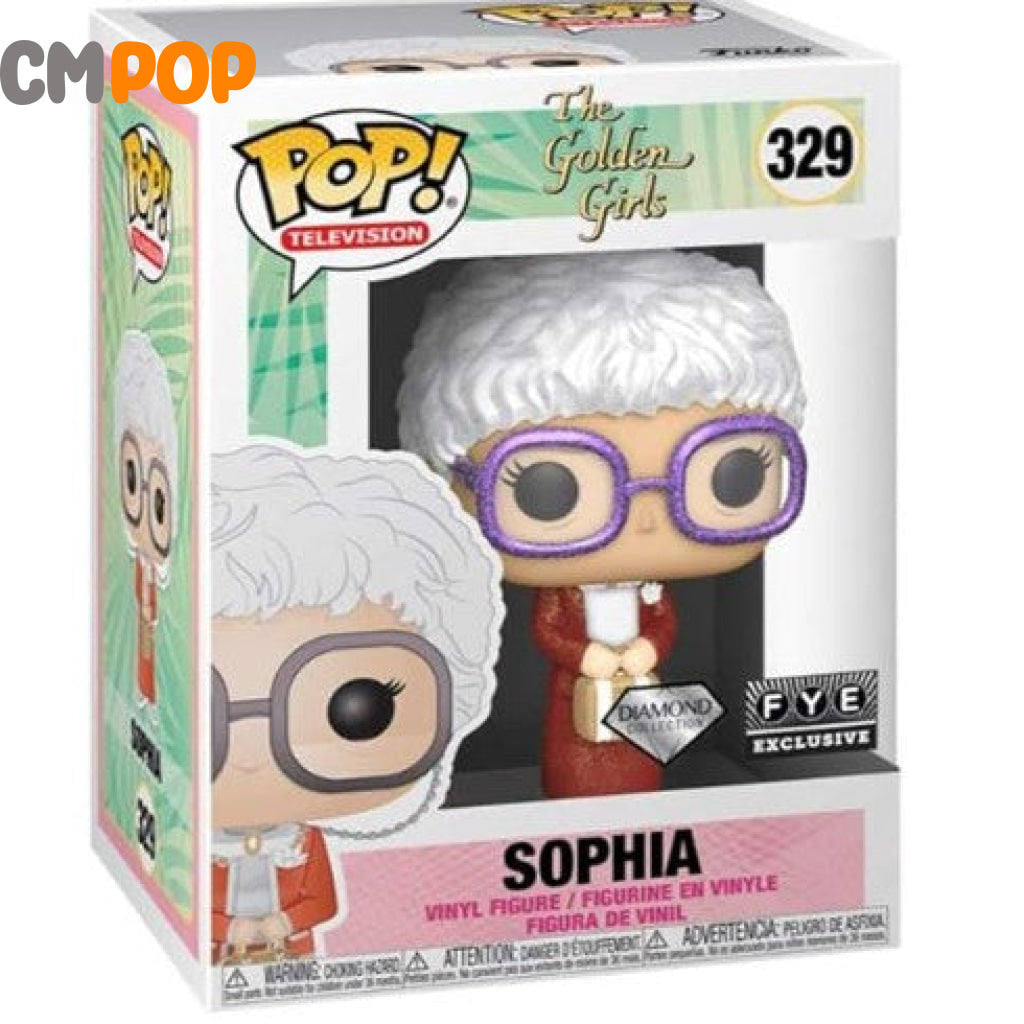 Sophia - #329 Funko Pop! Television The Golden Girls Diamond Collection Fye Exclusive Pop