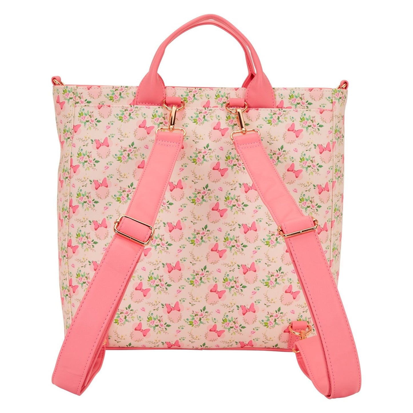 Disney Minnie Mouse Floral Convertible Backpack & Tote Bag - Loungefly - 15th December