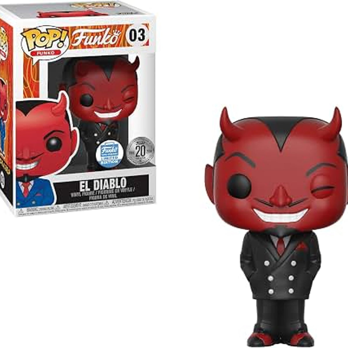 Funko 20 Years Limited Edition El Diablo - #03 - Funko POP! (Black Suit)