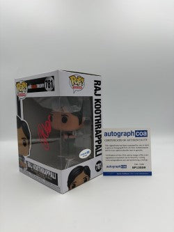 Raj Koothrappali  - #781 - The Big Bang Theory  - Funko Pop - Television - Signed By Kunal Nayyar - Certified Autographcoa