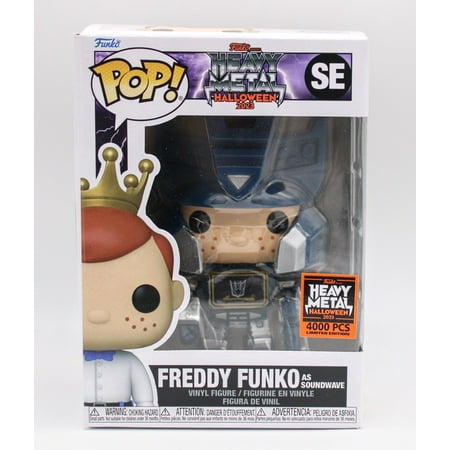 Freddy Funko as Soundwave Transformers LE 4 000 Heavy Metal/NYCC - #SE - Funko POP!