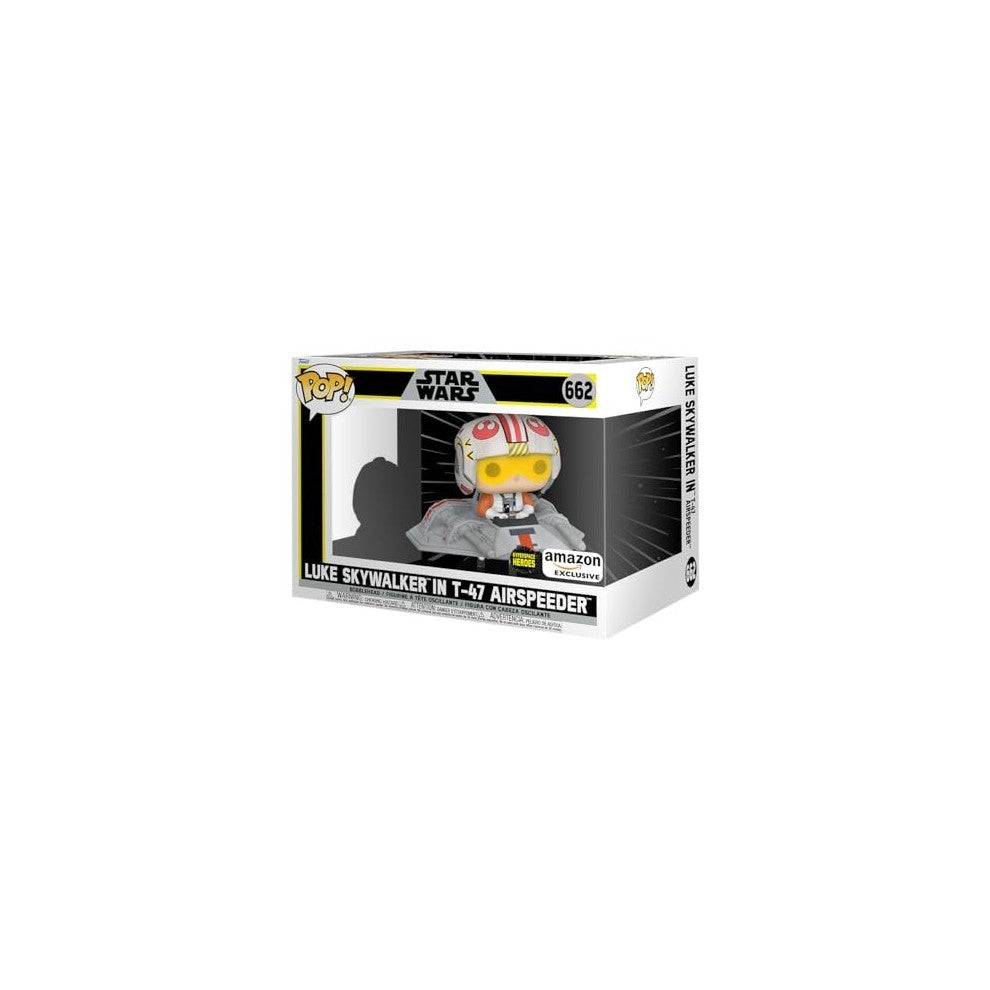 Star Wars Luke Skywalker In T-47 Airspeeder - #662 - Funko Pop! - Amazon Exclusive