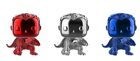Funko Heroes Superman 3-Pack  - Funko POP! [Chrome Red, White & Blue] 2018 Fall Con Exclusive