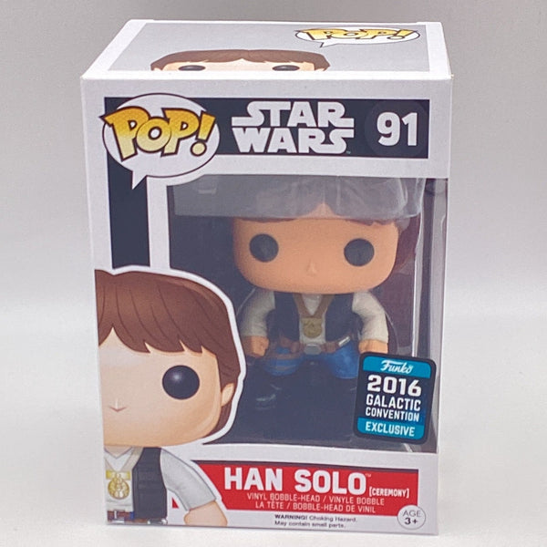 Funko POP! Star Wars Han Solo Ceremony Bobble Head - 2016 Galactic Con