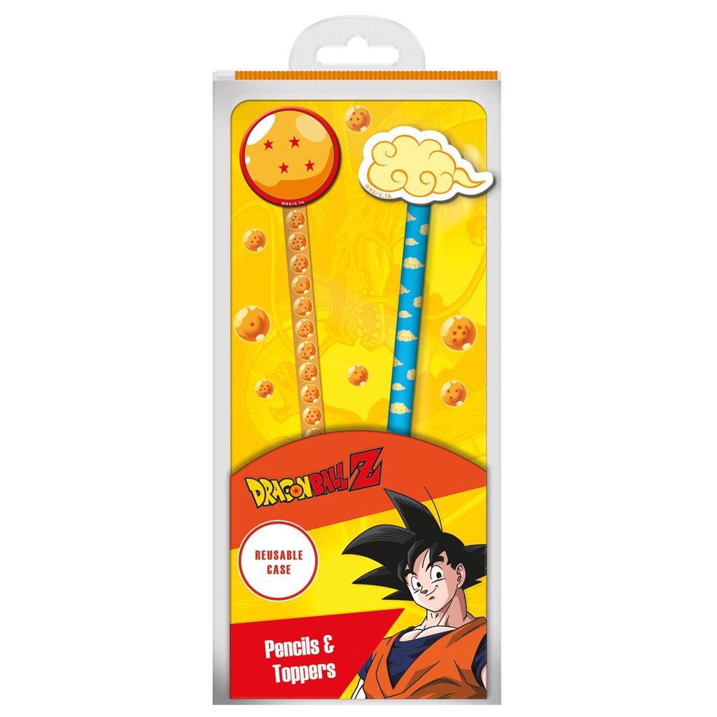 Dragon Ball Z Pencils And Toppers 2Pk