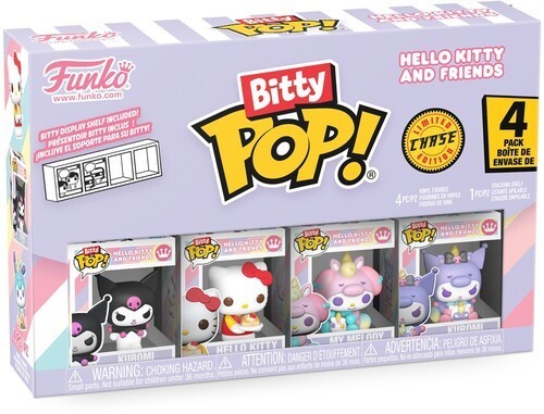 Bitty Sanrio Hello Kitty And Friends Figure Set 4-Pack - Chase -